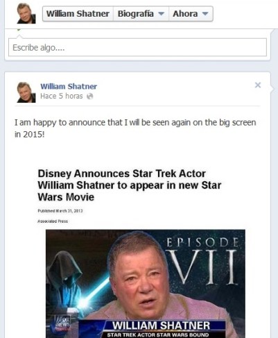 Episodio VII William Shatner