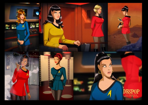 Des Taylor StarTrek chicks